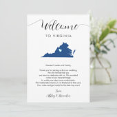 Jede Farbe Virginia Hochzeit Begrüßungsreise (Stehend Vorderseite)