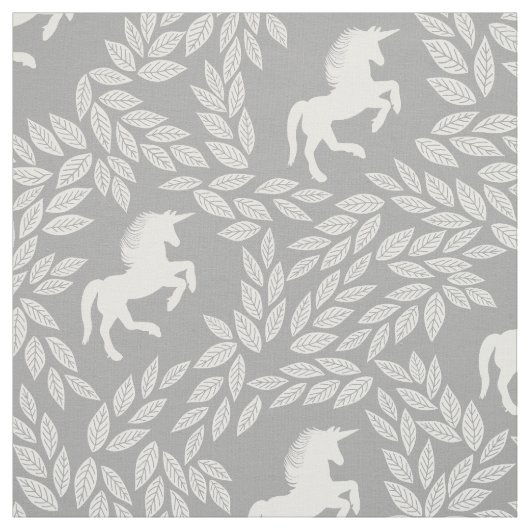 Jede Farbe wird als graues Einhornblumen angezeigt Stoff (Muster)