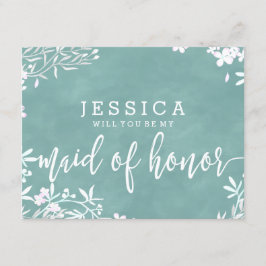 Jede Farbe wird meine Trauzeugin sein Einladung