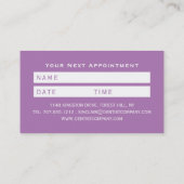 Jede Farbe Zahnbürste, Zahnarztberuf Visitenkarte (Rückseite)