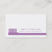 Jede Farbe Zahnbürste, Zahnarztberuf Visitenkarte (Vorderseite)