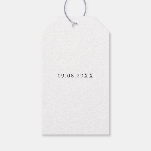 Jede Farbe zu Liebe Lachen und glücklich immer nac Geschenkanhänger (Rückseite)