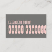 JEDE FARBEIM FUTTER-Typografie-Visitenkarte Visitenkarte (Vorderseite)