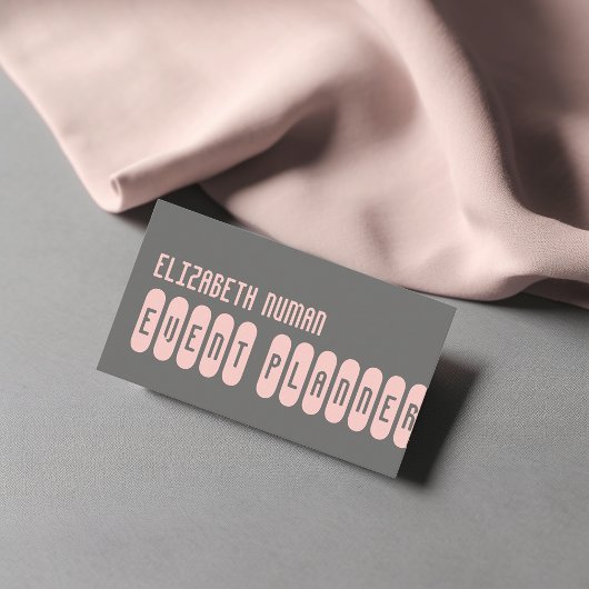 JEDE FARBEIM FUTTER-Typografie-Visitenkarte Visitenkarte