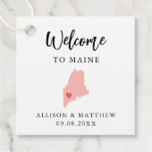 Jede farbenprächtige Begrüßungstasche Geschenkanhänger (Vorderseite)