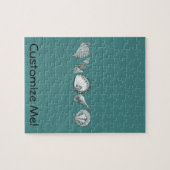 Jede Farbhandzeichnete Seashell-Sammlung Puzzle (Horizontal)