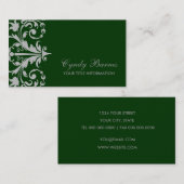 Jede farbige barocke Visitenkarte (Vorne/Hinten)