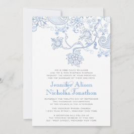 Jede farbige Blume und jede Hochzeit in Foliage La Einladung