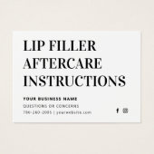 Jede farbige einfache Lippenflasche Botox Aftercar (Vorderseite)