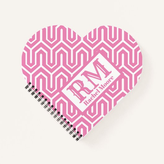 Jede Farbmonogramm Notizblock (Vorderseite)