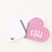 Jede Farbmonogramm Notizblock (Innenseite)