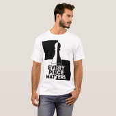 Jede Figur zählt Schachbauer T-Shirt (Vorne ganz)