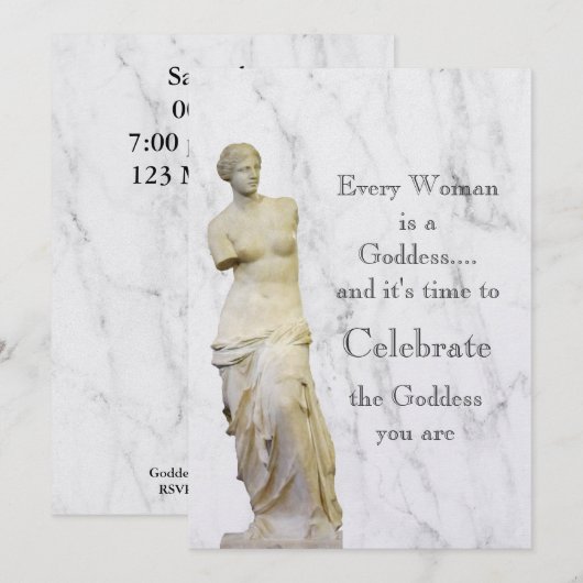 Jede Frau Einladung (Vorne/Hinten)