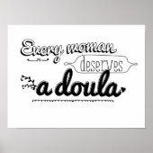 Jede Frau verdient ein Doula - Poster (Vorne)