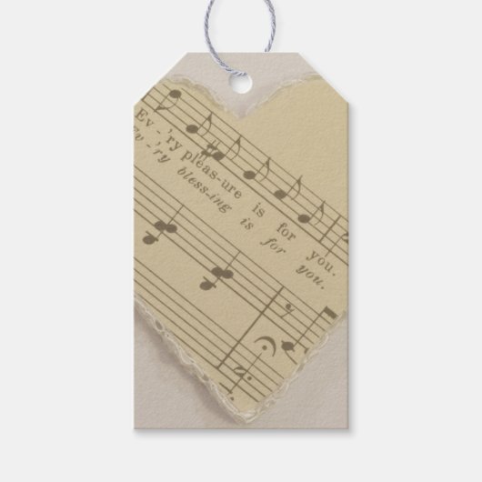 Jede Freude ist für Sie Geschenkanhänger (Vorderseite)