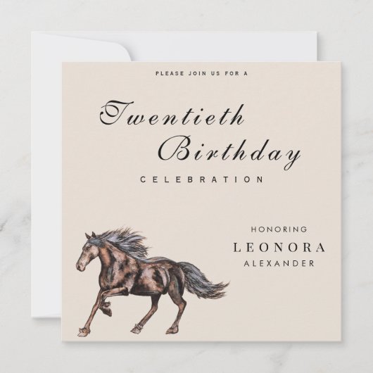 JEDE Geburtstagsparty Einladung (Vorderseite)