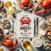 Jede Gelegenheit Crab Fest Party Einladung