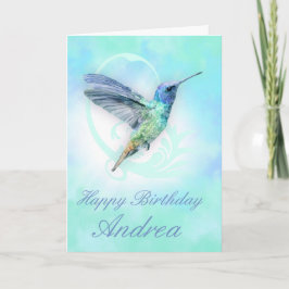 Jede gelegentliche benutzerdefinierte Hummingbird- Karte