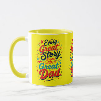 Jede großartige Geschichte beginnt mit einem großa Tasse