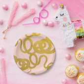 Jede große Geschichte scheint mit einer Schlange z Pappteller (Party)