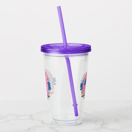 Jede gute Sache Donut Tbone Tumbler Cup Acryltrinkbecher (Links)