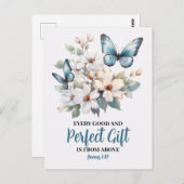 Jede gute und perfekte Christliche Postkarte (Vorne/Hinten)