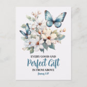 Jede gute und perfekte Christliche Postkarte (Vorderseite)