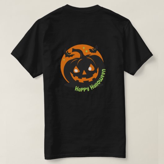 Jede Halloween-Ecke ist voller Terror T-Shirt (Design Rückseite)