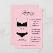 JEDE HINTERGRUNDFARBE: Fingergröße Einsteckkarte Begleitkarte (Vorne/Hinten)