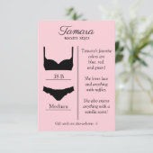 JEDE HINTERGRUNDFARBE: Fingergröße Einsteckkarte Begleitkarte (Stehend Vorderseite)