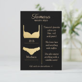 JEDE HINTERGRUNDFARBE: Fingergröße Einsteckkarte Begleitkarte (Stehend Vorderseite)