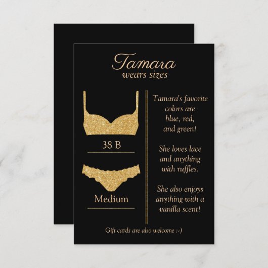 JEDE HINTERGRUNDFARBE: Fingergröße Einsteckkarte Begleitkarte (Vorne/Hinten)