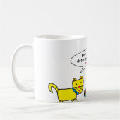 "Jede Hunde-und Katzen-" Tasse (Links)