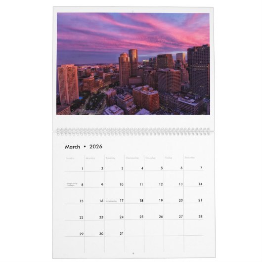 Jede Jahreszeit in Boston Kalender (Mär 2026)