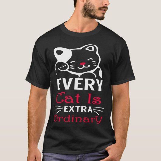 Jede Katze ist außergewöhnlich T-Shirt (Vorderseite)