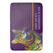 Jede Katze ist ein Meisterwerk im Mund Badematte (Vorderseite Vertikal)