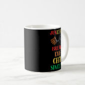 Jede Kette seit 1865 brechen Frauen Männer Junetee Kaffeetasse (VorderseiteRechts)