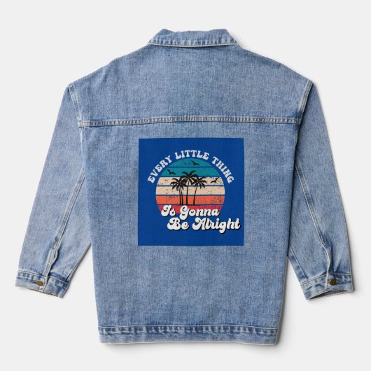 "Jede Kleinigkeit" Jeansjacke (Rückseite)