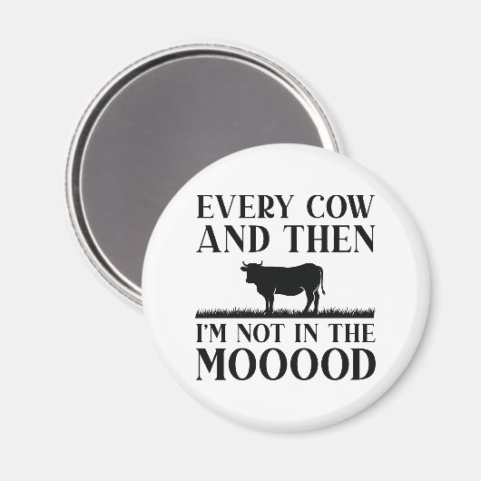 Jede Kuh und dann Magnet (Vorderseite/Rückseite)