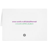 Jede lange Reise beginnt mit einem kleinen Schritt (Rückseite Horizontal)