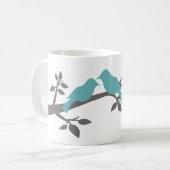 Jede Liebe-Geschichte ist schöne Typografie Kaffeetasse (Vorderseite Links)