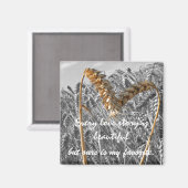 Jede Liebe ist ein schönes Zitat-Magnet Magnet (Vorderseite/Rückseite)