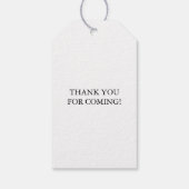 Jede Liebe und Danksagung, Hochzeit Geschenkanhänger (Rückseite)