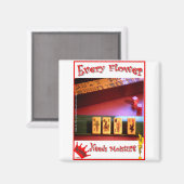 Jede Mahjong-Blume braucht Feuchtigkeit! Magnet (Vorderseite/Rückseite)