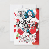 Jede Mama ist Wunder-Frau (Vorderseite)