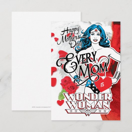 Jede Mama ist Wunder-Frau (Vorne/Hinten)