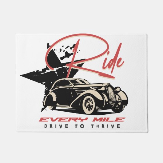 Jede Meile fahren Fußmatte (Vorderseite)