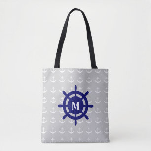 Jede monogramm-Nautic-Ankertasche Tasche