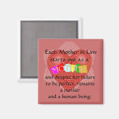 Jede Mutter im Gesetz beginnt als Mutter Magnet (Vorderseite/Rückseite)