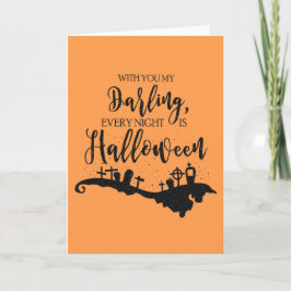 Jede Nacht ist Halloween-Grafikkarte Karte